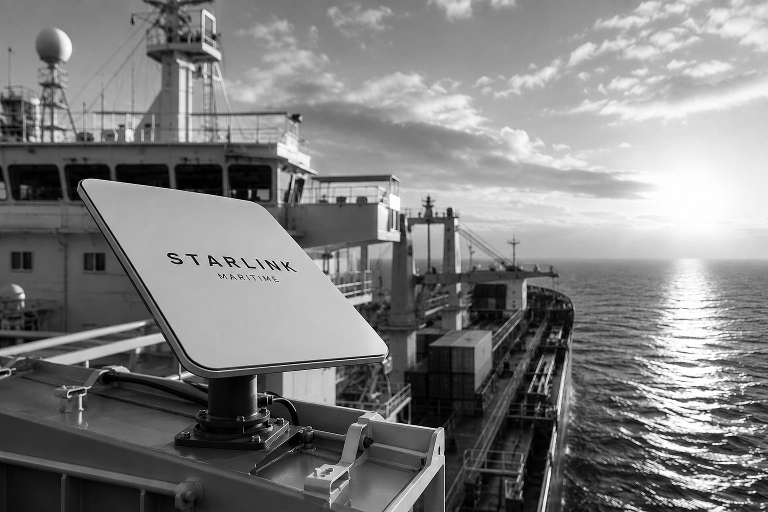 Starlink Maritime dish